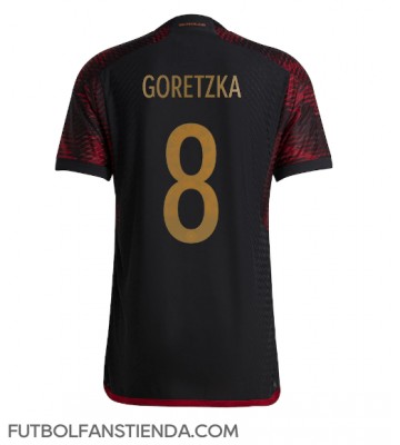 Alemania Leon Goretzka #8 Segunda Equipación Mundial 2022 Manga Corta